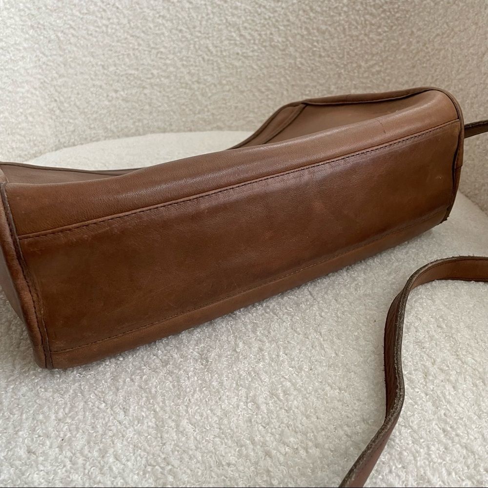Vintage Coach Swagger Purse Shoulder Bag Tabac - Picture 11 of 11
